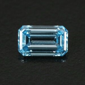 8.20 x 5.01mm Fancy Blue VS1 Diamond Lab Grown